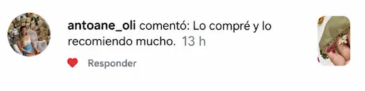 Comentario de alumna