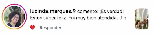 Comentario de alumna