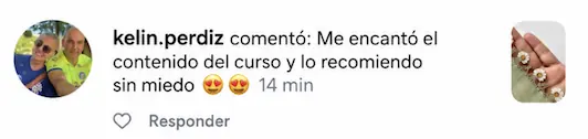 Comentario de alumna